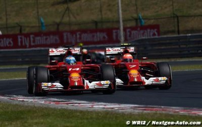 Ferrari se rapproche de ses mauvaises séries des années 90