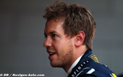 Vettel a sué aujourd’hui en course