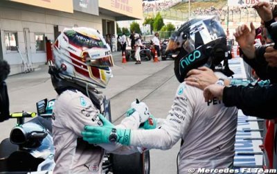 Hamilton&nbsp;: Les tensions étaient réelles avec Rosberg