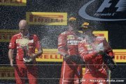 Champagne returns to F1 podium