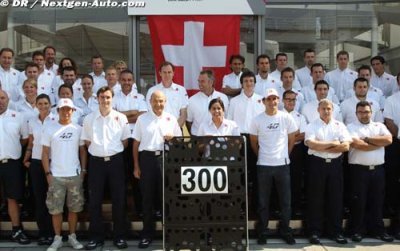 Sauber&nbsp;: double ration de points pour la 300e