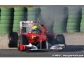 Fiery start for Massa