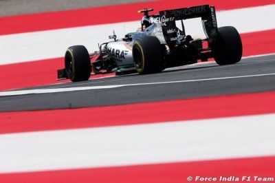 FP1 & FP2 - Austrian GP report: Force India Mercedes