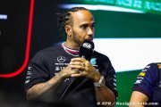 Hamilton n'est pas serein à Djeddah, un an après les explosions