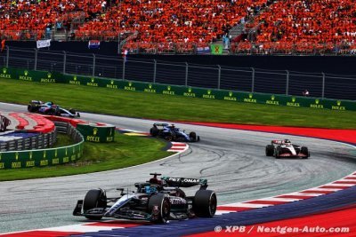 Mercedes F1 a pris ’une grosse claque’ au Grand Prix d’Autriche