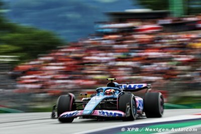 Les deux pilotes Alpine F1 pointent ’un manque de vitesse’ en Autriche