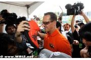 Schumacher says car not always same as Rosberg's