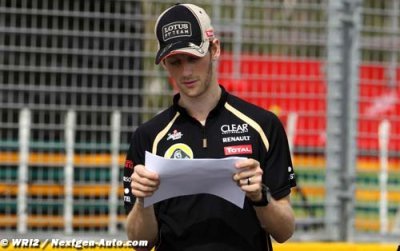Boullier surpris par Romain Grosjean