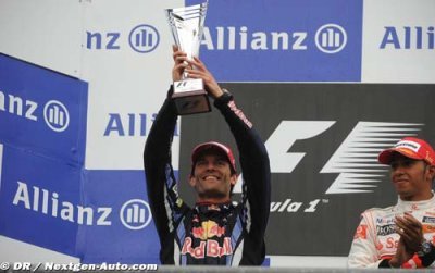 Webber chalks up seventh podium of the year