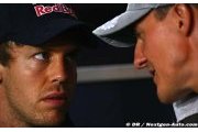 Vettel a beaucoup appris de Schumacher