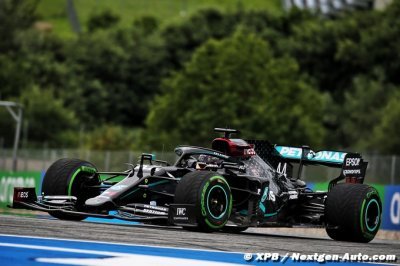 Spielberg, EL1&nbsp;: Hamilton et Mercedes devant Verstappen