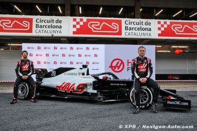 Haas F1 a officiellement présenté sa VF-20 à Barcelone