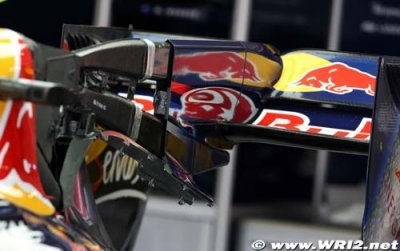 F-duct revu et corrigé pour Red Bull à Valence