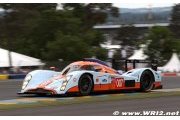 Aston Martin fastest of the petrol runners on the Le Mans grid