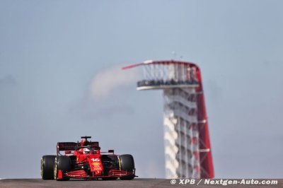 Ferrari va devoir jongler entre l’usure des pneus et les bosses à Austin