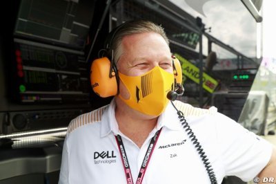 Covid-19&nbsp;: Brown veut que la F1 allège les protocoles de bulles