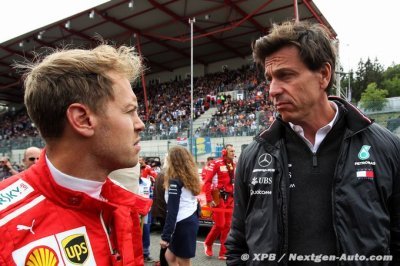 Vettel ’good marketing’ for Mercedes - Wolff
