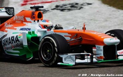 La Force India n’a pas aimé la hausse de la température