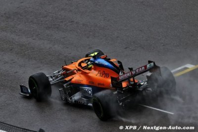 Norris takes first F1 pole position in Russia