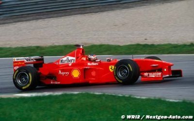 La Ferrari F300 de 1998 de Schumacher vendue aux enchères