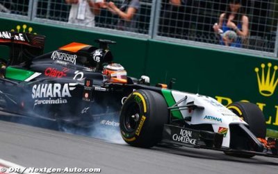 Les points pour Hülkenberg, le mur pour Perez