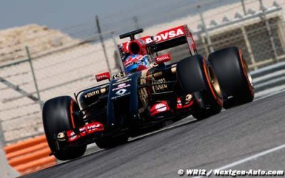 Lotus&nbsp;: Maldonado pour débuter, Grosjean pour conclure