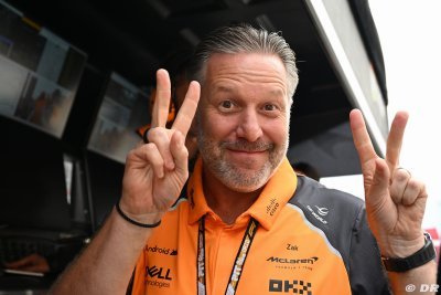 McLaren publie ses résultats financiers, le salaire de Brown dépasse celui de Norris et Piastri