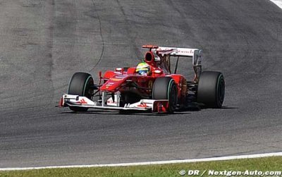 Massa est ravi d’être sur le podium