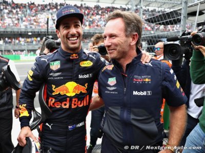 Horner ne comprend toujours pas le départ de Ricciardo
