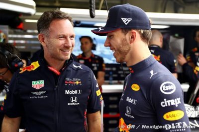 Horner note des progrès de la part de Gasly