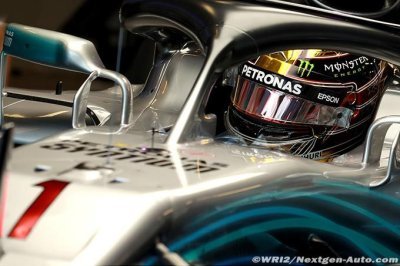 Hamilton explique pourquoi il a arboré le n°1 pendant une séance