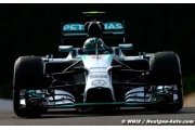 Rosberg : ca glisse plus que l'année passée dans les virages