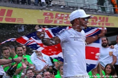 Champion Hamilton caught cold after title win