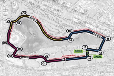 Cinq zones de ’straight mode’ révélées pour débuter la saison F1 en Australie