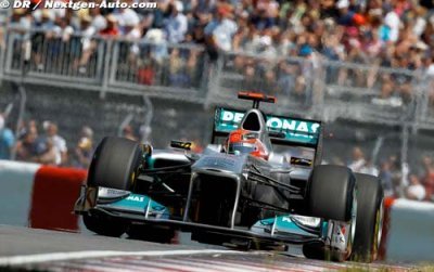 Schumacher a épaté son équipe