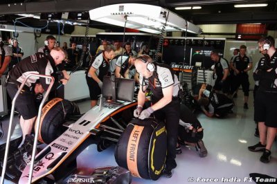 Les évolutions apportées par Force India fonctionnent bien