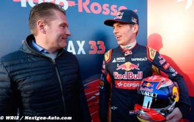 Verstappen happy with ’father and friend’ in tow
