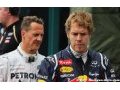 Vettel espère que Schumacher continuera en F1