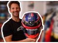 Grosjean dévoile son casque pour le test de la Mercedes F1