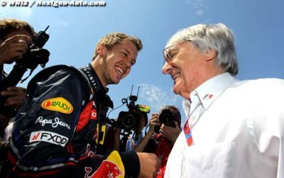 Ecclestone n’a rien contre la domination de Vettel