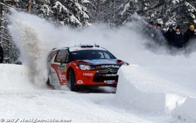 Co-driver Patterson takes the wheel in Sweden