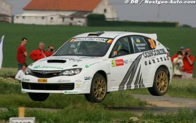 Symtech Racing au Barum Rally avec l’Impreza SRT10