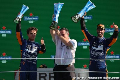 Brown&nbsp;: Recruter Ricciardo a ’validé’ le potentiel de Norris