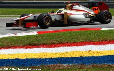 Smiles at HRT as they complete 56-lap Malaysian GP