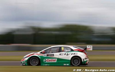 La malchance prive Tiago Monteiro d’un bon résultat en Russie