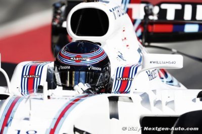 Williams pourrait manquer la dernière journée d’essais