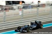  Mercedes-Benz celebrates one-two victory in the F1 drivers' world championship