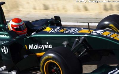 Essais terminés pour Team Lotus suite à l’accident de Trulli