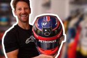 Grosjean dévoile son casque pour le test de la Mercedes F1
