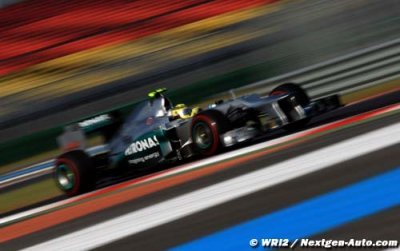 Nico Rosberg retired after collision with Kamui Kobayashi